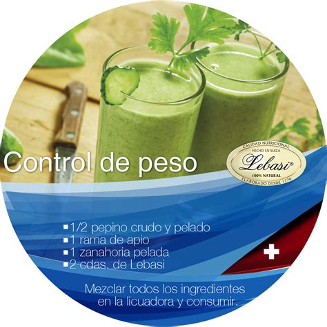 Receta Para El Control De Peso Alimentos Para Adelgazar Batidos Para