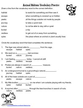 McGraw Hill Reading Wonders 2nd Grade Unit 2 Week 3 Vocabulary Practice