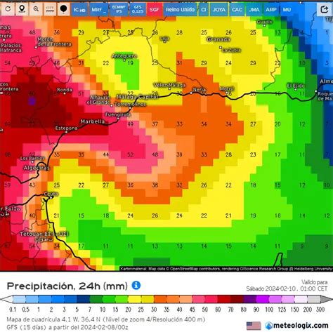 El Tiempo En M Laga Y Andaluc A Probables Acumulados Del Viernes