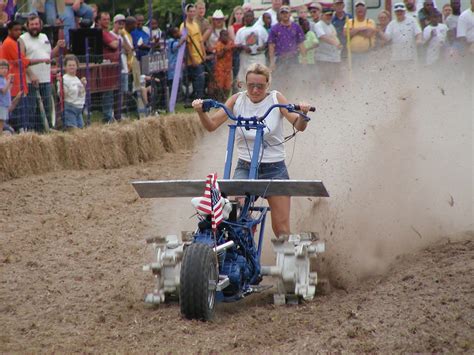 Sawblade Purplehull Pea Festival Rotary Tiller Race