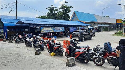 Penumpang Roro Di Pelabuhan Bandar Sri Junjungan Dumai Mulai Meningkat