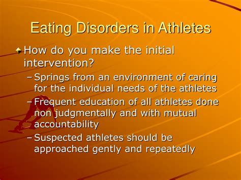 Ppt Eating Disorders In Athletes Powerpoint Presentation Free