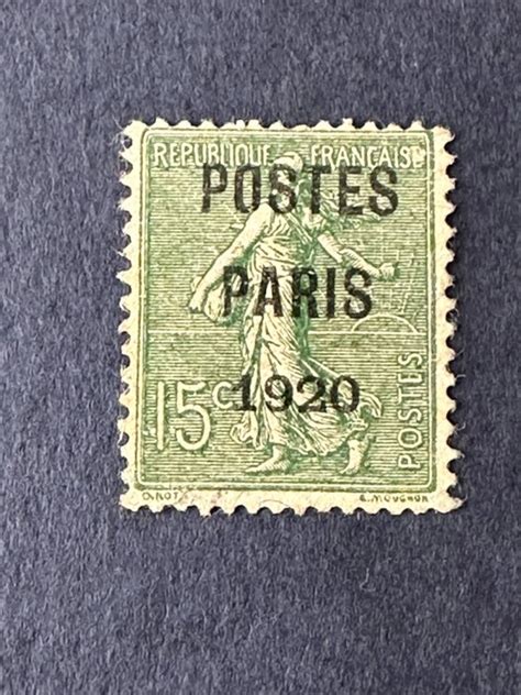 France Y T Pre Cancelled 25 Poste Paris 1920 Catawiki