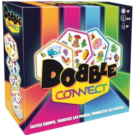 Juego De Mesa Zygomatic Dobble Connect Alinea Los Hexágonos Y Encu