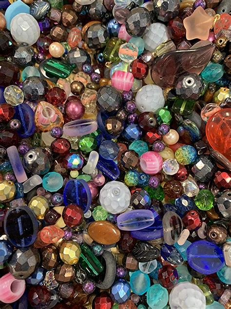 Assorted Glass Beads For Jewelry Making DIY Lamp Work Arts And Crafts