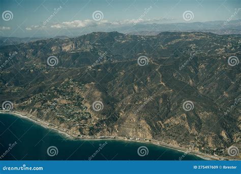 Aerial View Of Leo Carrillo State Park And Pacific Coast In Malibu