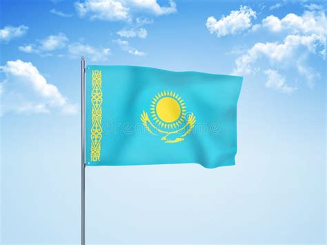 Kazakhstan Flag Stock Illustration Illustration Of Symbol 66379