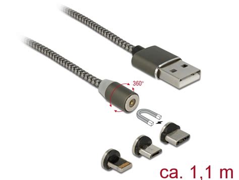 Tragant Produkte Delock Magnetisches Usb Ladekabelset F R Pin