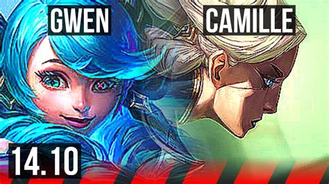 Gwen Vs Camille Top Games Br Diamond Youtube