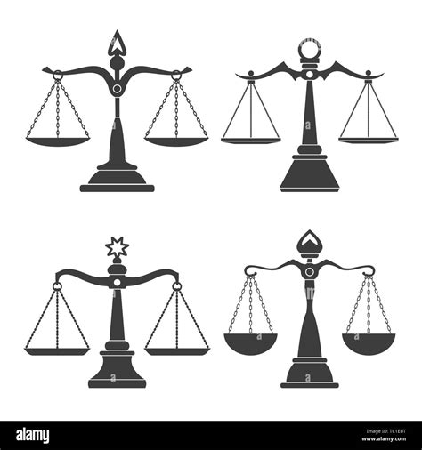 Justices Balance Stock Vector Images Alamy