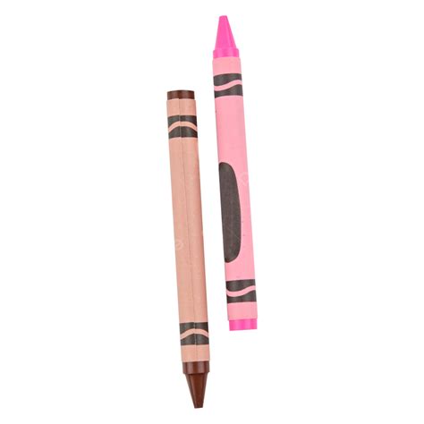 Pink Crayon Brown Crayon, Crayon, Brush, Tool PNG Transparent Image and Clipart for Free Download