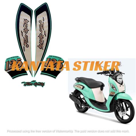 Jual Stiker Striping Lis Les Body Motor Yamaha Fino Sporty Fi