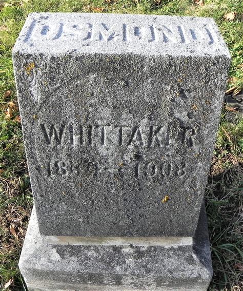 Osmond Whittaker 1844 1908 Mémorial Find A Grave