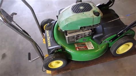 A Minor Fight To Get A John Deere Js30 Mower Running Youtube