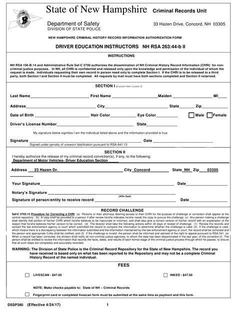 Criminal History Affidavit Form Azdhs