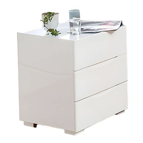 Modern White Wood Lingerie Chest With Drawers Stylish Compact 20 L X 18 W X 34 H Dressers