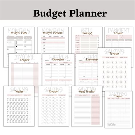 Bimonthly Budget Planner Printable Budget Planner D Travel Planners ...