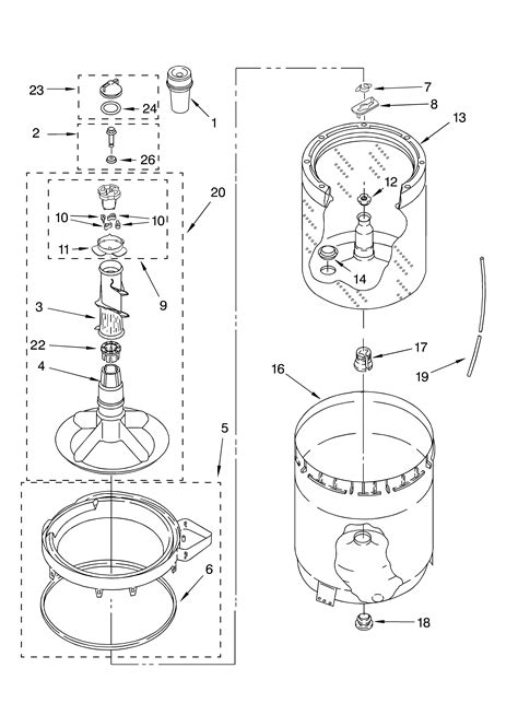 Kenmore Washer Motor Wiring Diagram Parts Kenmore Elite Washer Diagram