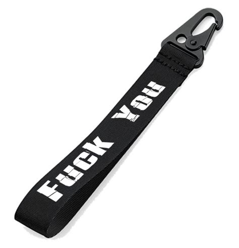 Key Clip Fuck You Schlüsselband HELLMOTORS Das Original