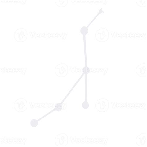 Star Constellation Line Art Illustration 15152990 PNG