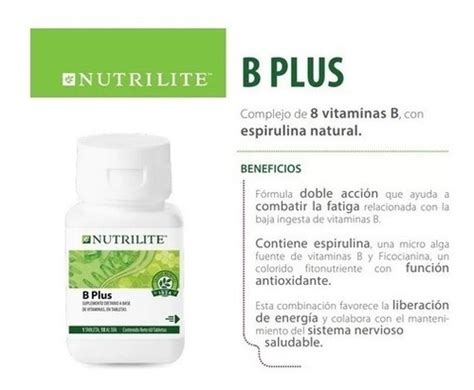 Vitamina B Plus Nutrilite Amway En Venta En Santa Fe Capital Santa Fe Por Sólo 1 800 00