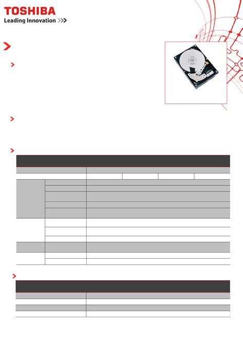 User manual Toshiba MG04SCA20EN (English - 2 pages)