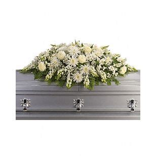 Casket Spray, White - Matterns Floral