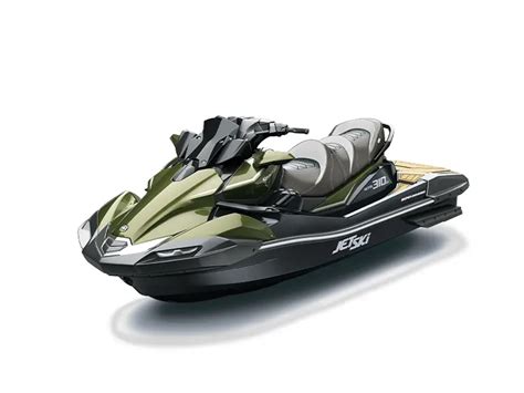 Kawasaki Jet Ski Ultra 310lx Ébène Vert Profond À Éclat Doré Métallisé 2024 Les Frères G And G