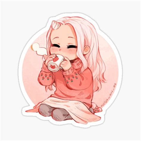 "Strawberry Eri" Sticker for Sale by Evelyn-Art | Redbubble