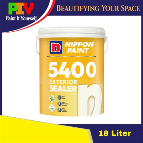 Nippon Paint Wall Sealer Cat Undercoat Dinding Rumah Liter