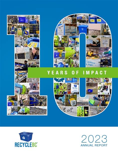 Annual Report Now Available Recycle Bc