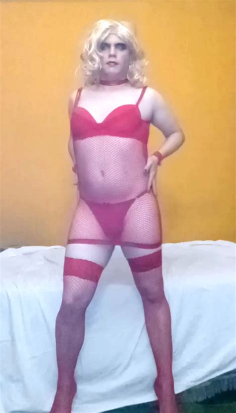 Sexy Red Fishnet Lingerie Pics XHamster