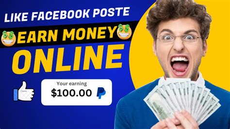 Earn Money By Liking Facebook Postes Make Money Online 2023 Get