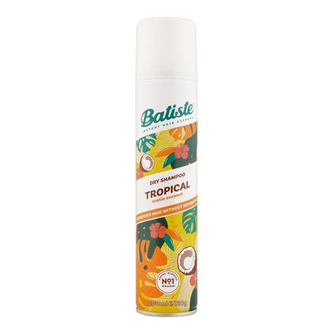 Buy Batiste Coconut And Exotic Tropical Dry Shampoo Refreshes Hair Without Drying Out 200ml