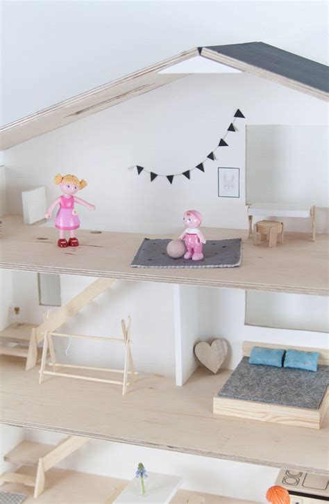 DIY Puppenhaus Im Skandi Look Mit Bauanleitung Diy Puppenhaus