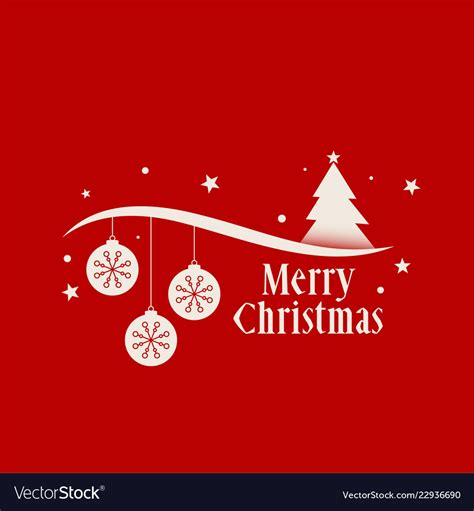 Red merry christmas background decoration greeting