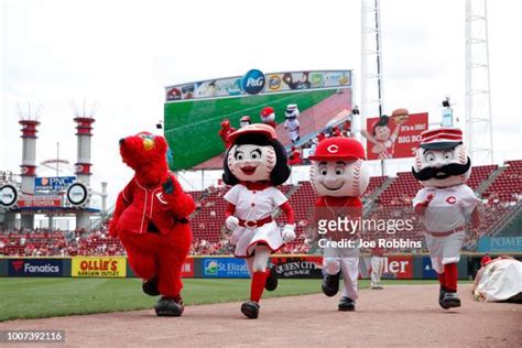 Reds Mascots Photos And Premium High Res Pictures Getty Images