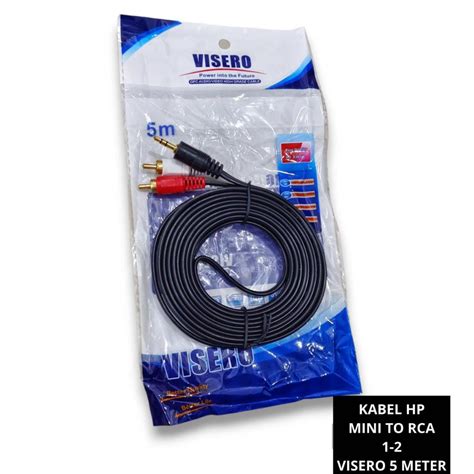 Jual Kabel Hp Visero Meter Mini Mm To Rca Audio In M