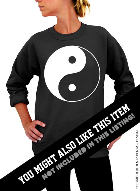 Yin Yang Pullover Hoodie Sweatshirt Yin Yang Adult Etsy