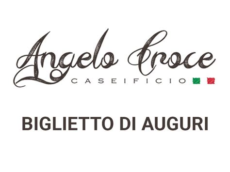 Biglietto Di Auguri Caseificio Angelo Croce