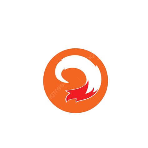 Tailed Fox Vector Art PNG Fox Tail Icon Vector Template Design Icon