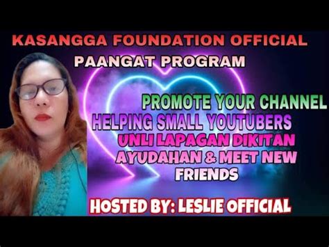 Come Join Our Paangat Program Lapagan At Dikitan YouTube