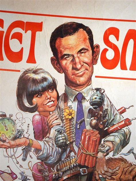 1966 Get Smart Nbc Tv Original Promotional Poster Jack Davis Art Don