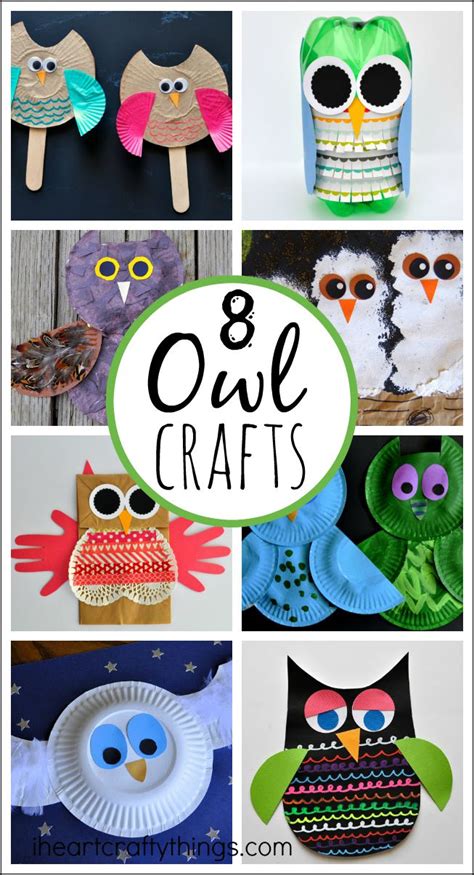 8 Owl Crafts For Kids I Heart Crafty Things