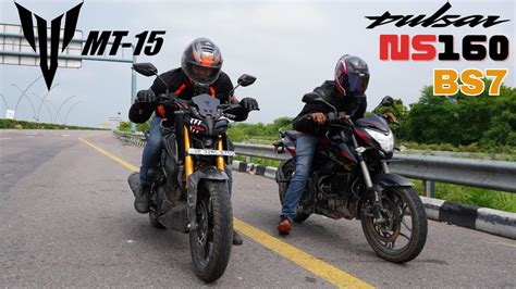 Yamaha Mt Vs Bajaj Pulsar Ns Drag Race Youtube