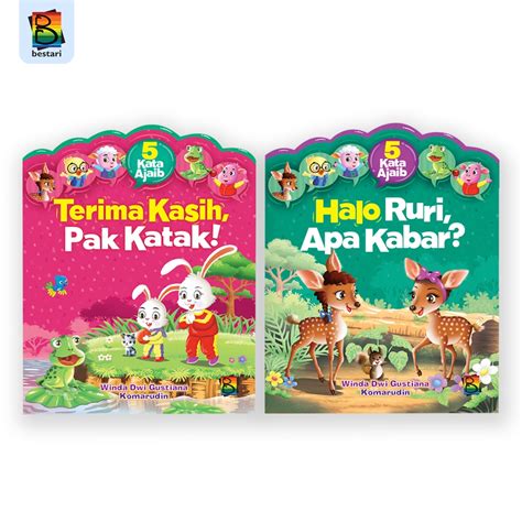 Jual Buku Cerita Anak Cerita Bergambar Cergam 5 Kata Ajaib