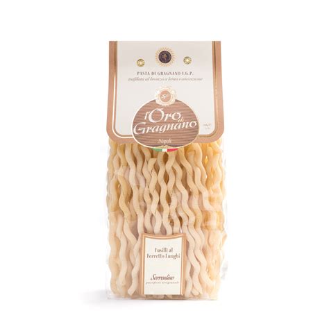 LOro Di Gragnano Italian Pasta Fusilli Lunghi 500g X 12 BalginLLC