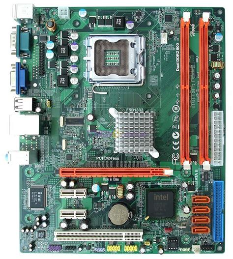 Ecs G T M Motherboard Intel G Ich Chipset Lga Socket Ddr