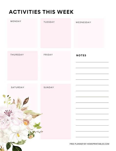 Weekly Planner Template | Stylish Printables to Plan Your Week