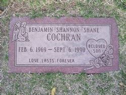 Benjamin Shannon Cochran 1969 1990 Homenaje De Find A Grave